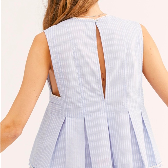Free People | ‘Good Feels’ Striped Top | Large - Picture 3 of 8